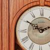 Bulova C4419 Manorcourt Chiming Clock, Golden Oak Finish