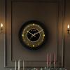 Bulova C4861 Indoor/Outdoor Long Play Bluetooth Wireless Stereo Speaker Wall Clock, Black