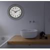 Bulova C4865 Night Vision Lighted Dial Wall Clock, 10″, White