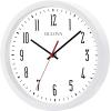 Bulova Cubicle Wall Clock, 10.25″, White (C4831)