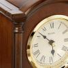 Bulova Dalton Chiming Pendulum Table Clock – Walnut Finish – Gold-Tone Accents