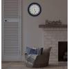 Bulova Lighted Digital Clock, Model C4891, Modern Design, Nightlight Feature, Easy-to-Read Display, Battery Operated