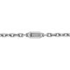 Bulova Men’s Icons Jewelry Silver-Tone Stainless Steel Bracelet, Hexagon Cable Bracelet, Length 8″ Style: BVB1129-XSTNA8