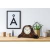 Bulova Norwalk Mantel Clock, Model B1515 | Elegant Design | Walnut Finish | Quartz Movement | Decorative Dial | Battery Operated