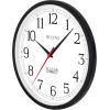 Bulova Precision Connect Wall Clock C5000, 12.5″ | Black and White | Accurate Timekeeping | Modern Design | Battery Operated | WiFi Enabled