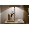 Bulova Violet Travel Alarm Clock B1876 | Compact Design with Lighted Dial & Silent Sweep | Quartz Movement | Battery Operated | Ascending Beep Alarm for Home or Travel