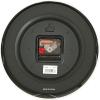 Bulova Winston Wall Clock C4844 | 10″ Diameter | Metal Design with Diamond Cut Edges | Silent Sweep Quartz Movement | Easy-to-Read Arabic Numerals(Pack of 10)