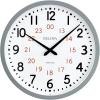 Bulova Atomic Analog Wall Clock Model C5003 Atomic Time 1, Sets Automatically, Quartz Battery