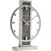Bulova B1864 Streak Tabletop Clock, Aged Silver-Tone 2.63 x 12 x 16