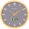 Bulova C4830 Lobby Wall Clock, 14″, Gold
