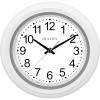 Bulova C4865 Night Vision Lighted Dial Wall Clock, 10″, White