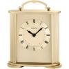Bulova Clocks B1719 Arthur Brushed Gold 6.5”H x 5.5” W x 2.25” D