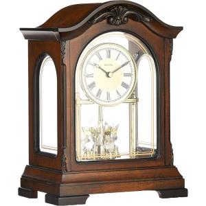 Bulova B1845 Durant Chiming Clock, Walnut(Chiming Clock)