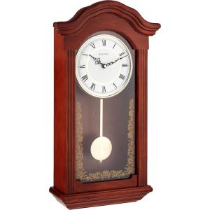 Bulova C4443 Baronet Chiming Clock, Finish, Mahogany