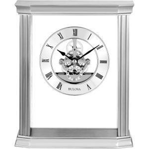 Bulova Clocks, Skeleton Tabletop, B1716, Cate, Accent Décor