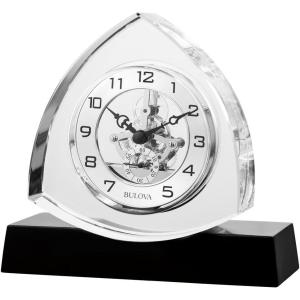 Bulova Trident Clock Clocks B1706 Trident, Clear