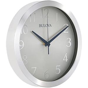 Bulova Winston Wall Clock C4844 | 10″ Diameter | Metal Design with Diamond Cut Edges | Silent Sweep Quartz Movement | Easy-to-Read Arabic Numerals(Pack of 10)