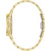 Bulova Ladies’ Crystal Octava Gold Stainless Steel 3-Hand Quartz Watch, Crystal Bezel and Dial Style: 98L302