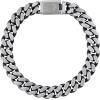 Bulova Men’s Jewelry Classic Dual Surface Blue IP and Brushed Stainless Steel Curb Chain Neclace and Bracelet Set Style: BVS1000-SLSTNA