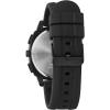Caravelle by Bulova Sport Chronograph Mens Watch, Stainless Steel with Black Silicone Strap, Black (Model: 45B159)
