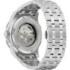 Bulova Men’s Automatic Marine Star Series A, Silver-Tone Stainless Steel Case with a 44mm Orange Heartbeat Dial (Style: 98A333)