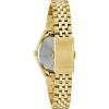 Caravelle Ladies Quartz Dress Watch, 28mm Stainless Steel Case(Gold-Tone & Champagne Dial)