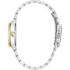 Caravelle Ladies Quartz Dress Watch, 28mm Stainless Steel Case(Two-Tone & Silver-White Dial)