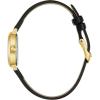 Caravelle Ladies Quartz Dress(Gold-Tone & Black Strap)
