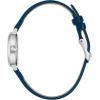 Caravelle Ladies Quartz Dress(Silver-Tone & Blue Strap)