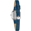 Caravelle Ladies Quartz Dress(Silver-Tone & Blue Strap)