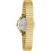 Caravelle Ladies Quartz Vintage Classic, Stainless Steel Case & Expansion Band with a Silver-White Dial(Gold-Tone)