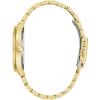 Caravelle Men’s Quartz Dress Watch, 39mm Stainless Steel Case(Gold-Tone & Champagne Dial)