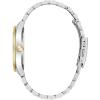 Caravelle Men’s Quartz Dress Watch, 39mm Stainless Steel Case(Two-Tone & Silver-White Dial)