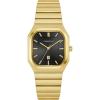 Caravelle Mens Quartz Vintage Classic(Gold-Tone & Black Dial)