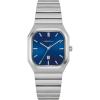 Caravelle Mens Quartz Vintage Classic(Silver-Tone & Blue Dial)