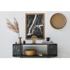 Bulova Cog Accent Table Clock B8905 | 12.2″ Walnut & Bronze Gear Display with Rotating Cogs | Quartz Movement with Dual Power | Battery Operated | Industrial-Style Decor Masterpiece