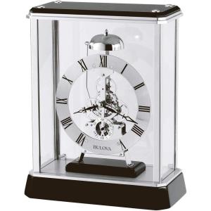 Bulova B2023 Vantage Tabletop Clock, Black