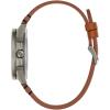 Bulova Men’s Automatic Frank Lloyd Wright ‘Toufic H. Kalil House’, Ion-Plated Stainless Steel Case with Leather Strap, Special Patterned Dial & Exhibition Case Back (Style: 98A330)