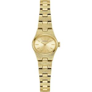 Caravelle Ladies Quartz Vintage Classic(Gold-Tone & Champagne Dial)
