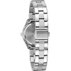 Caravelle by Bulova Ladies’ Petite Sport 3-Hand Date Watch, Crystal Accents, Arabic Markers, 28mm(Silver)