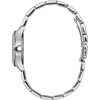 Caravelle by Bulova Ladies’ Petite Sport 3-Hand Date Watch, Crystal Accents, Arabic Markers, 28mm(Silver)