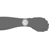 Caravelle by Bulova Men’s Dress 3-Hand Date Quartz Watch, Stainless Steel, Coin Edge Bezel, 41mm(Silver)