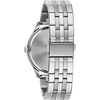 Caravelle by Bulova Men’s Dress 3-Hand Date Quartz Watch, Stainless Steel, Coin Edge Bezel, 41mm(Silver)