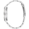 Caravelle by Bulova Men’s Dress 3-Hand Date Quartz Watch, Stainless Steel, Coin Edge Bezel, 41mm(Silver/Turquoise)