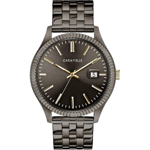Caravelle New York Men’s 45B120 Stainless Steel Watch with Analog Display