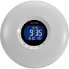 Bulova Multi-Wake Alarm Clock B1377 | Sunrise Simulator with FM Radio & 6 Alarm Sounds | Color Light Options | USB Powered with Battery Backup | Modern Wake-Up Light
